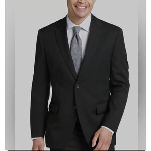 Pronto Uomo Couture Men's 100% Cashmere Black‎ Sport Coat, Jacket, Blazer, 43R
